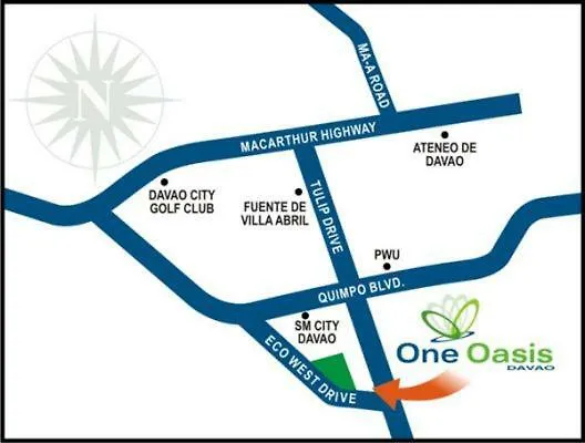 Alles One Oasis Condo Davao Near Sm Mall With Wifi Apartment